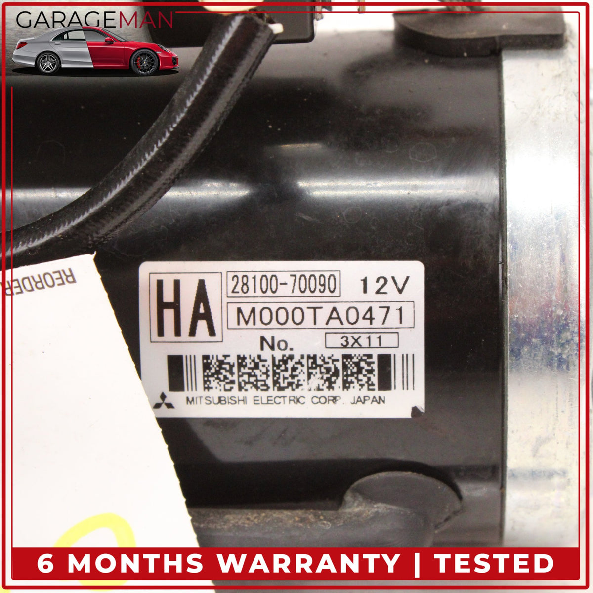 2022-2025 Toyota Tundra Engine Motor Starter 28100-70090 OEM