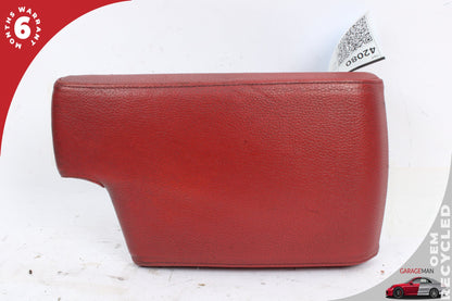 2006-2013 BMW 335is Front Center Console Armrest Lid Cover Red 9133804 OEM