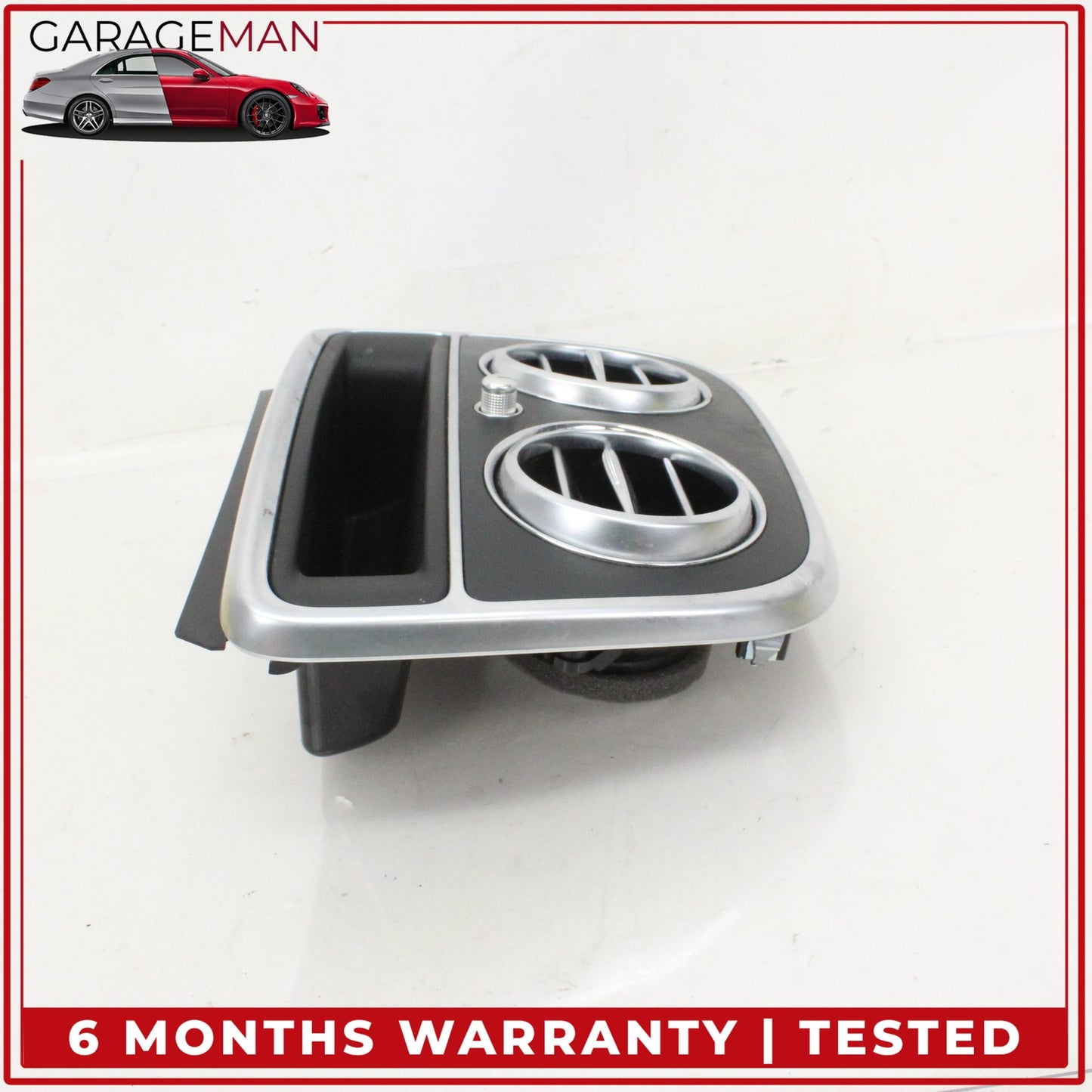 2014-2020 Mercedes W222 S550e Rear Center Console AC A/C Air Vent Trim OEM