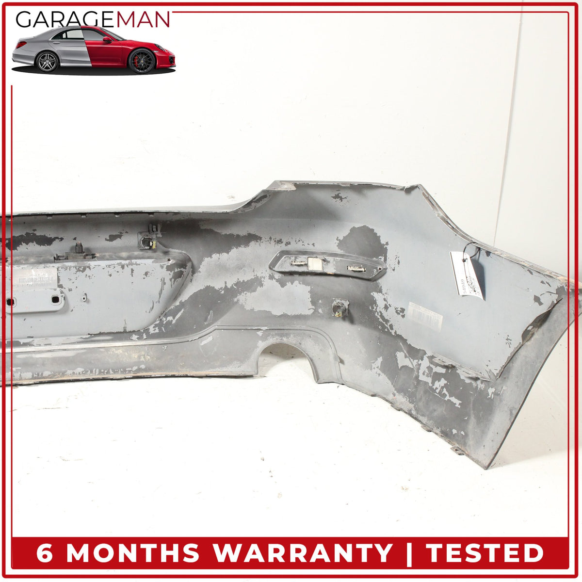 2012-2019 BMW 640i 650i F12 Rear Bumper Cover Panel Black Metallic OEM