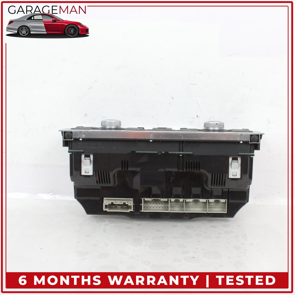 2013-2015 Audi Q7 Front AC A/C Temperature Climate Control Switch Panel OEM