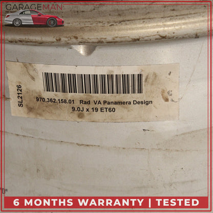 2010-2016 Porsche Panamera 970 9JX19 ET61 Front Wheel Rim Silver 97036215801 OEM