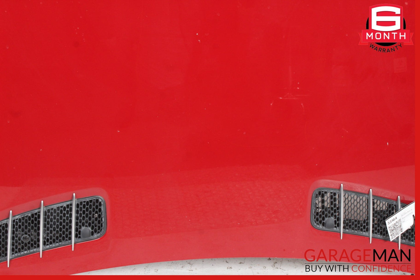 2003-2008 Mercedes R230 SL500 SL55 AMG SL550 Hood Cover Panel Assembly Red OEM