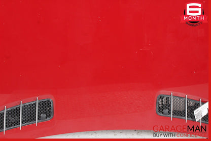 2003-2008 Mercedes R230 SL500 SL55 AMG SL550 Hood Cover Panel Assembly Red OEM