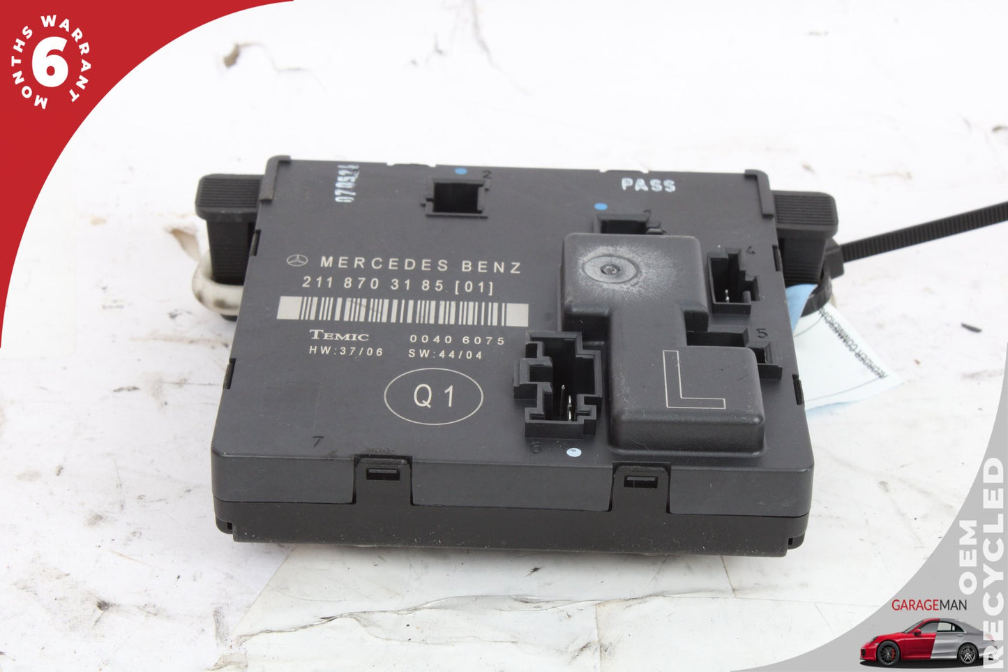 03-09 Mercedes-Benz E320 W211 Sedan Left Rear Door Control Module 2118703185 OEM