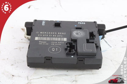 03-09 Mercedes-Benz E320 W211 Sedan Left Rear Door Control Module 2118703185 OEM