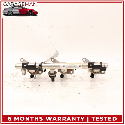 2011-2023 Mercedes W212 E400 E450 Left Fuel Injection Rail Line w/ Injectors OEM