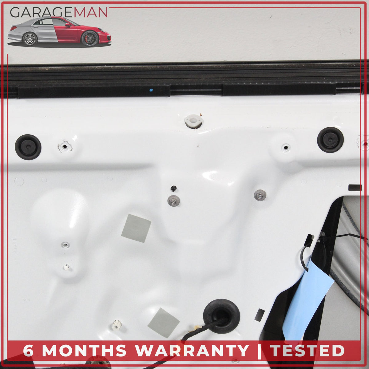 2011-2018 Audi A8 S8 Rear Right Side Door Shell Glacier White Metallic OEM