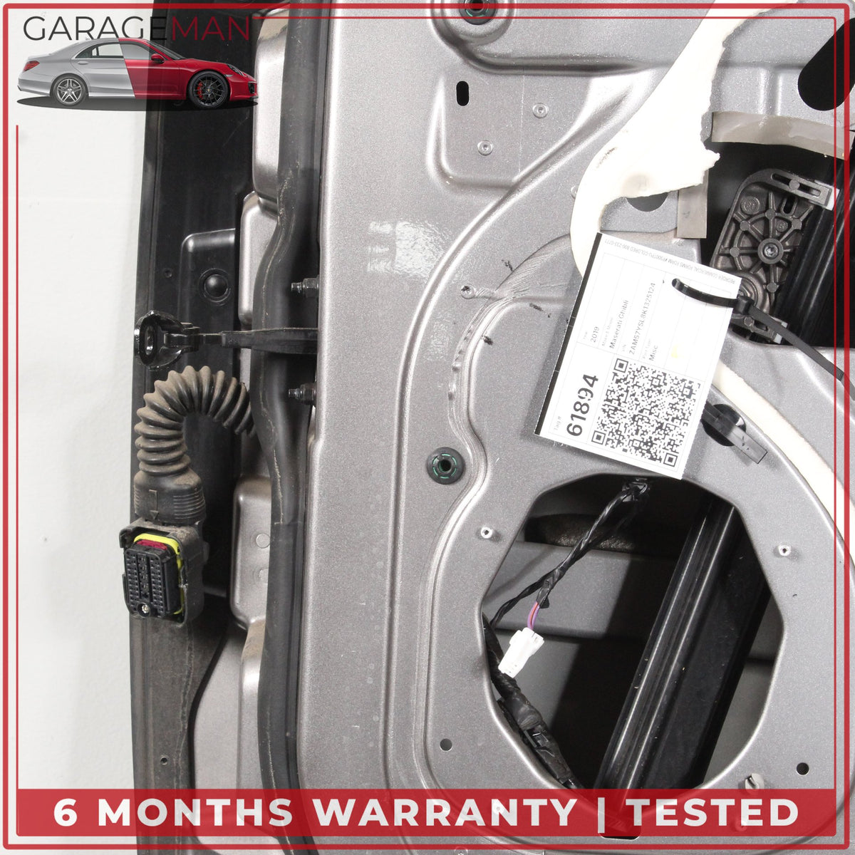 2014-2022 Maserati Ghibli M157 Front Right Side Door Shell Gray Metallic OEM