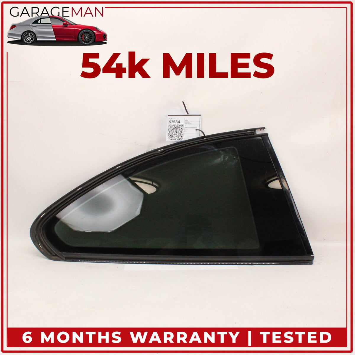 2014-2021 BMW M235i F22 Coupe Rear Right Passenger Side Quarter Window Glass OEM
