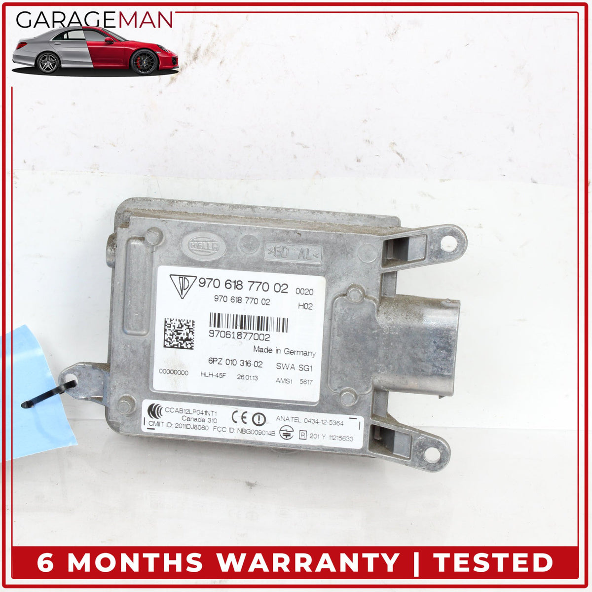 2010-2013 Porsche Panamera 970 Rear Left Side Blind Spot Sensor Module OEM