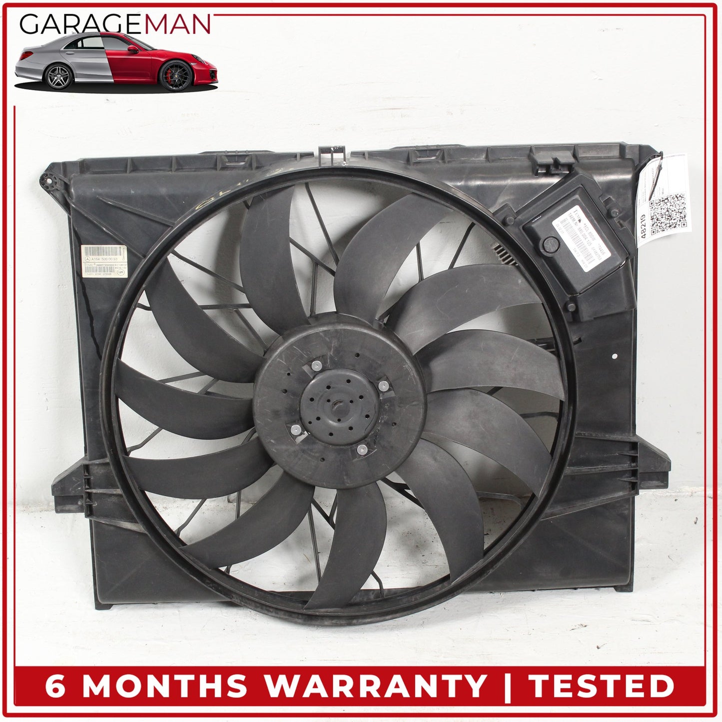 2007-2013 Mercedes X164 GL550 ML350 Engine Motor Cooling Fan Assy 1645000093 OEM