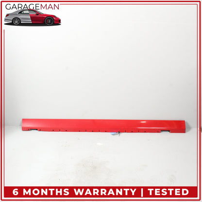 2002-2005 Ford Thunderbird Left Side Skirt Rocker Panel Red 1W637610155A OEM