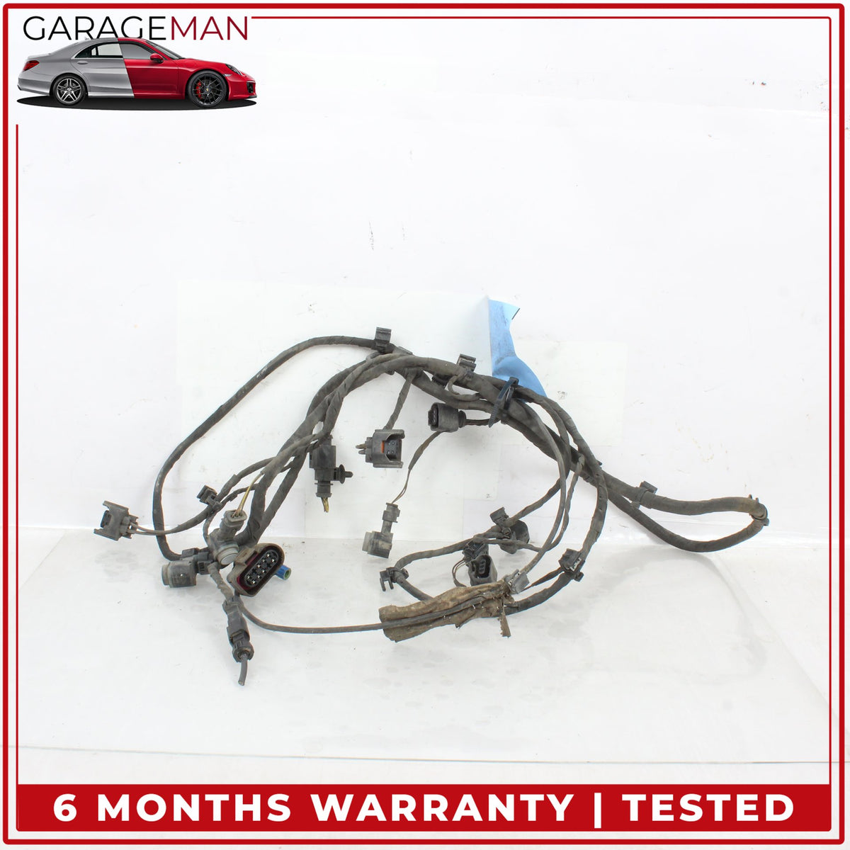 2007-2015 Audi Q7 SUV Front Bumper Wire Harness w/ Parking Sensors 1J0973735 OEM