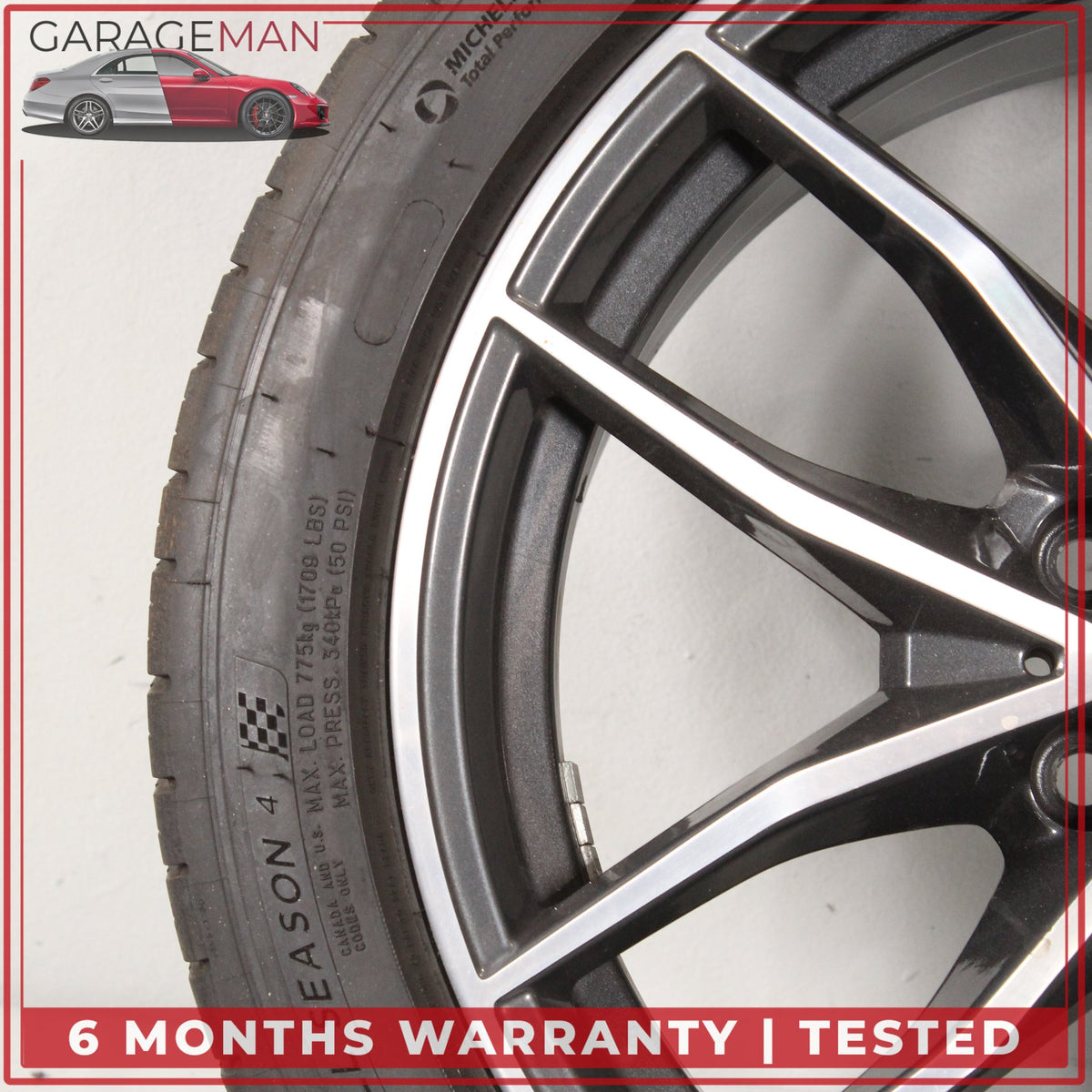 2019-2026 BMW Z4 G29 Styling 770 V-Spoke Rear Wheel Rim w/ Tire 9Jx18 ET28 OEM
