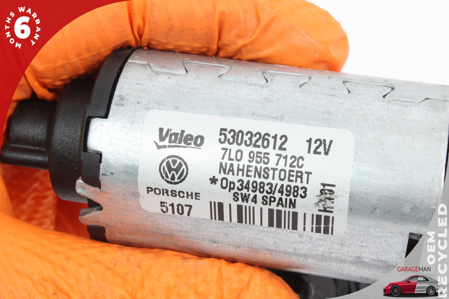2003-2010 Porsche Cayenne 957 Rear Windshield Wiper Motor 7L0955712B OEM