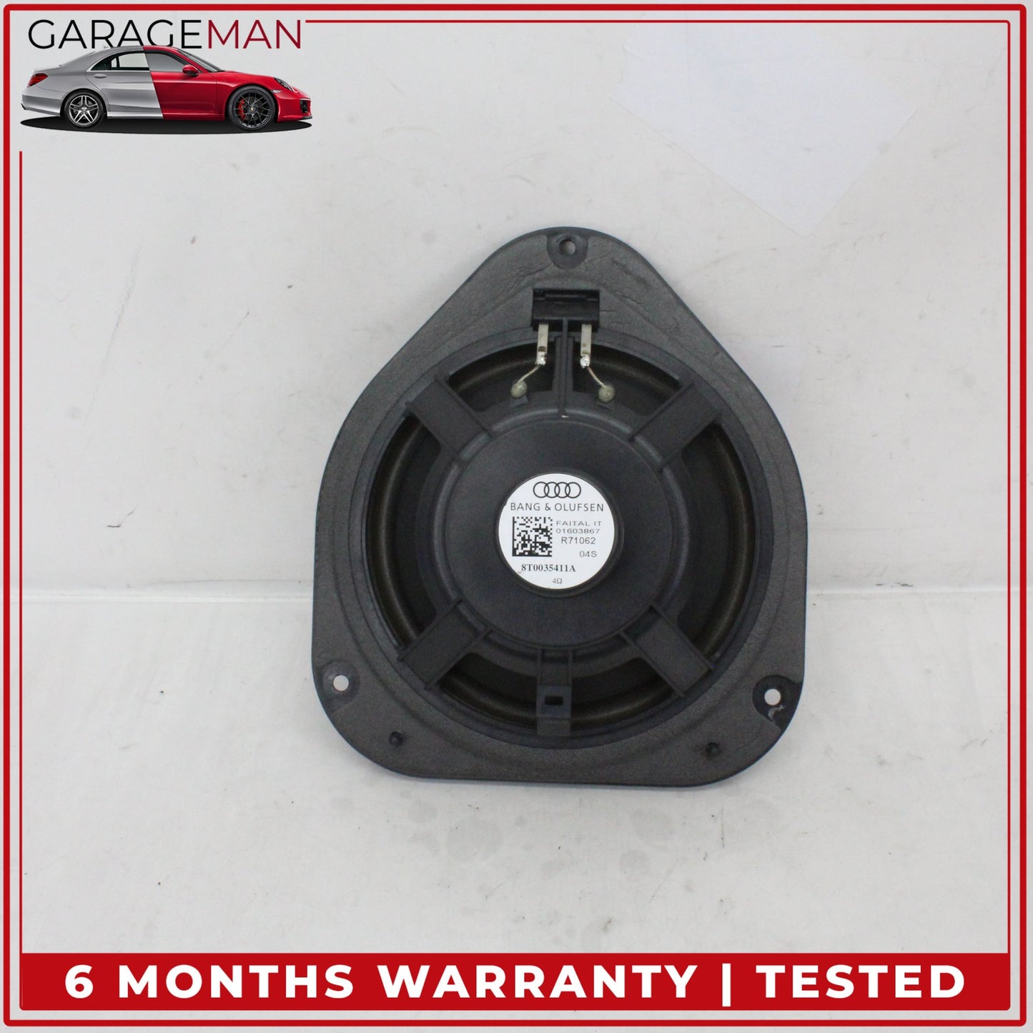 2009-2016 Audi A5 8T Sedan Rear Left and Right Side Door Speaker 8T0035411A OEM