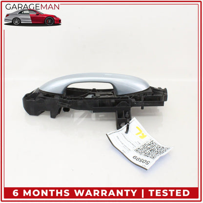 2015-2020 Mercedes W205 C300 Rear Left Side Exterior Door Handle Silver OEM