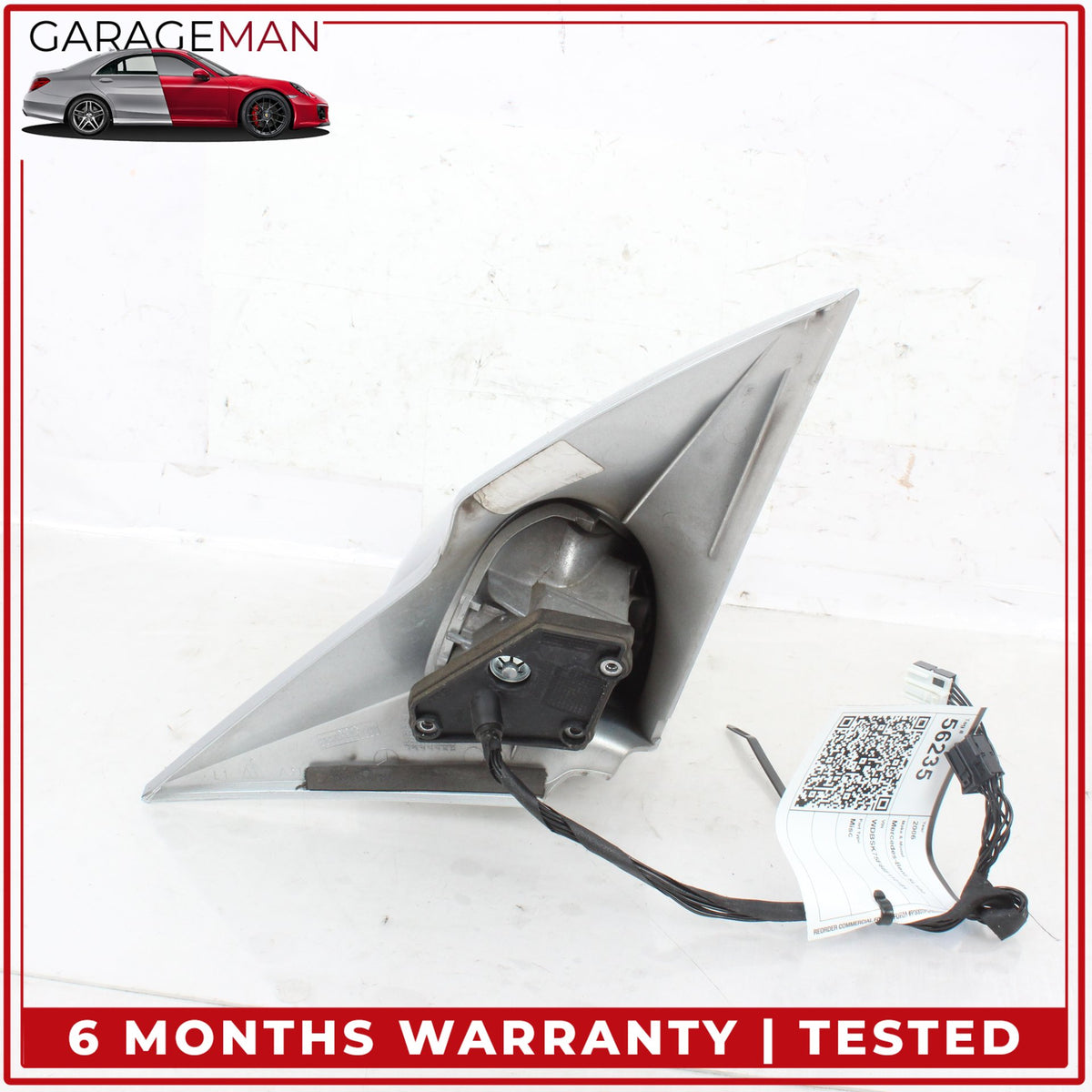2004-2008 Mercedes R230 SL500 Front Left Door Rear View Mirror 2308100576 OEM