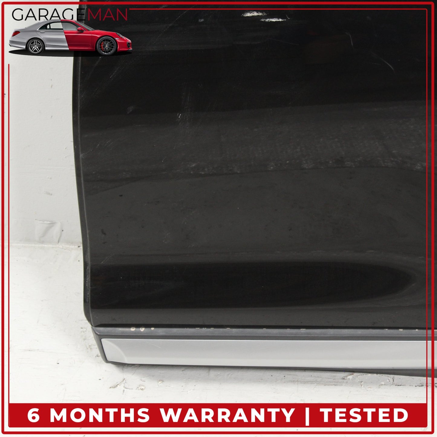 2011-2017 BMW X3 F25 SUV Rear Left Side Door Shell w/ Door Handle Black OEM