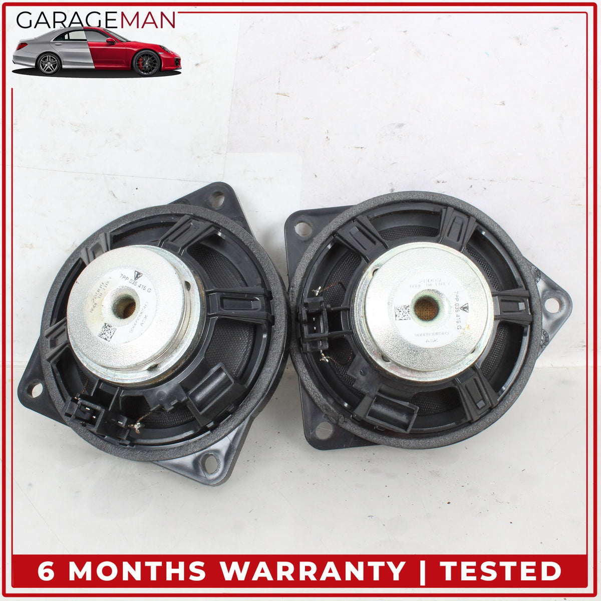 2010-2016 Porsche Panamera 970 Front and Rear Side Audio Sound Speakers Set OEM