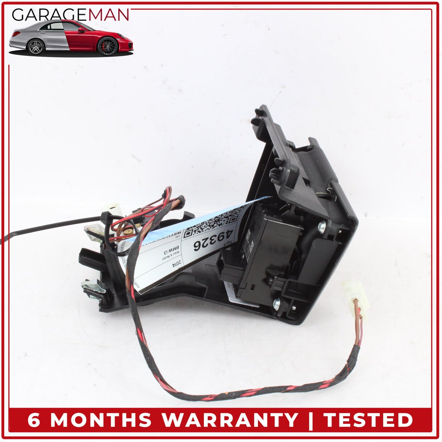 2014-2021 BMW i3 I01 Electric Parking Brake Switch w/ Armrest Support OEM