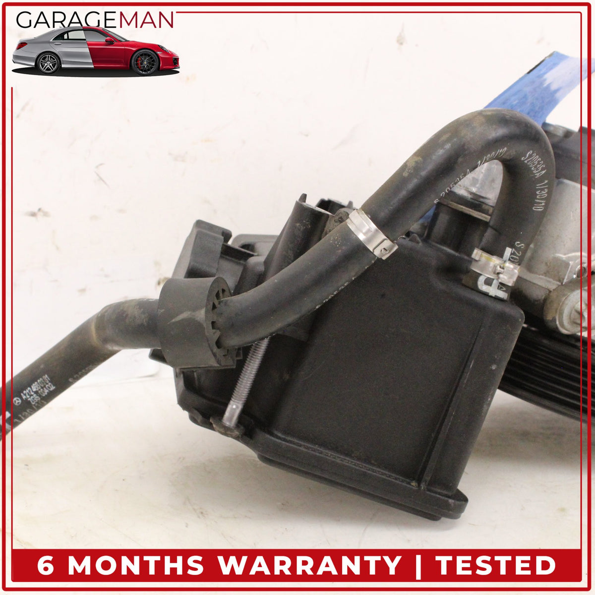2008-2011 Mercedes-Benz C300 W204 Power Steering Pump Reservoir Tank 0004602383 OEM