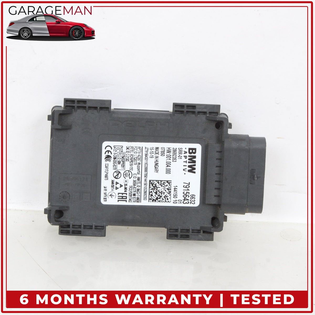 2017-2025 BMW 530e X5 X6 X7 Rear Left and Right Blind Spot Sensor Module Set OEM