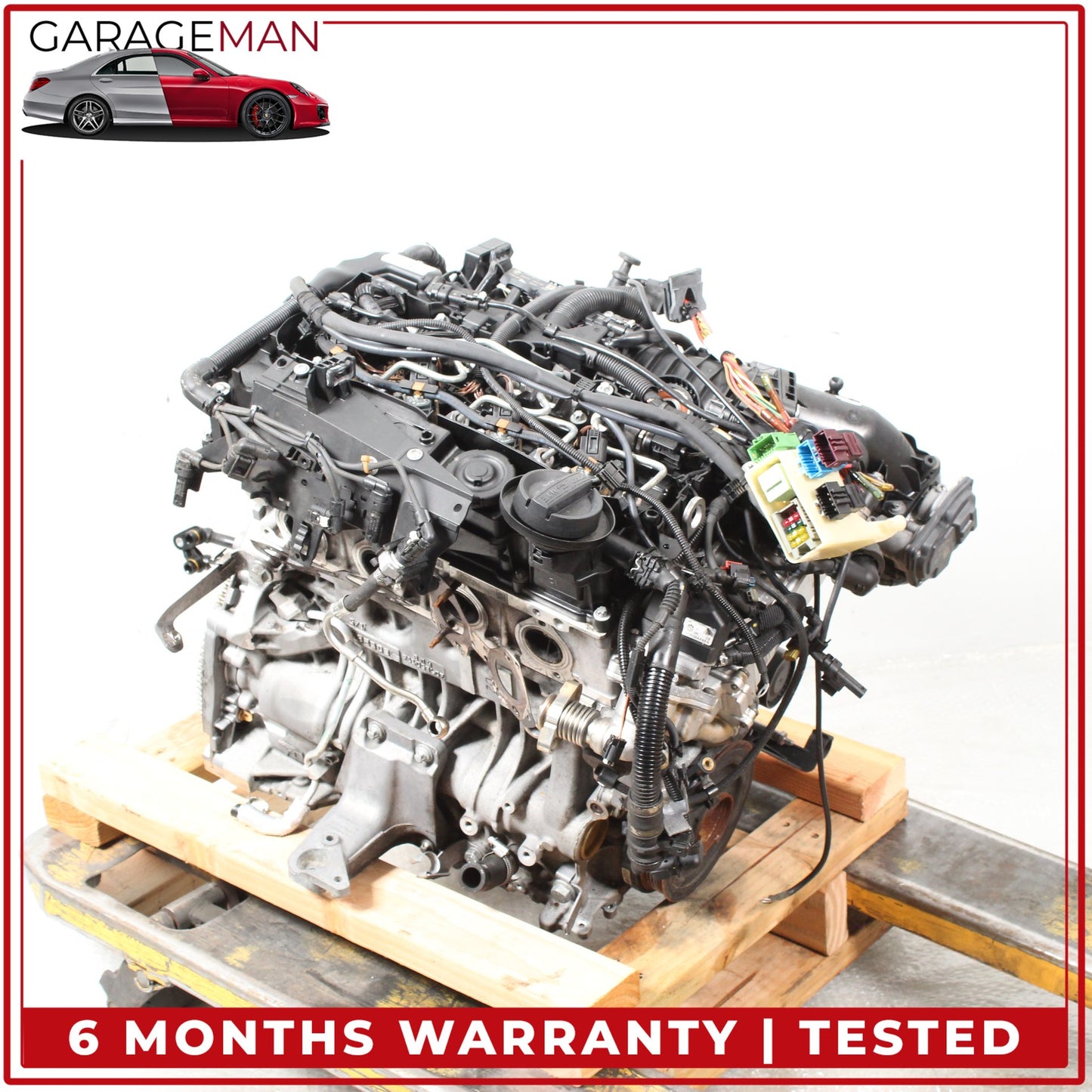 2014-2018 BMW 328d RWD 2.0L Diesel Engine Motor Assembly N47D20O1 mileage 140k