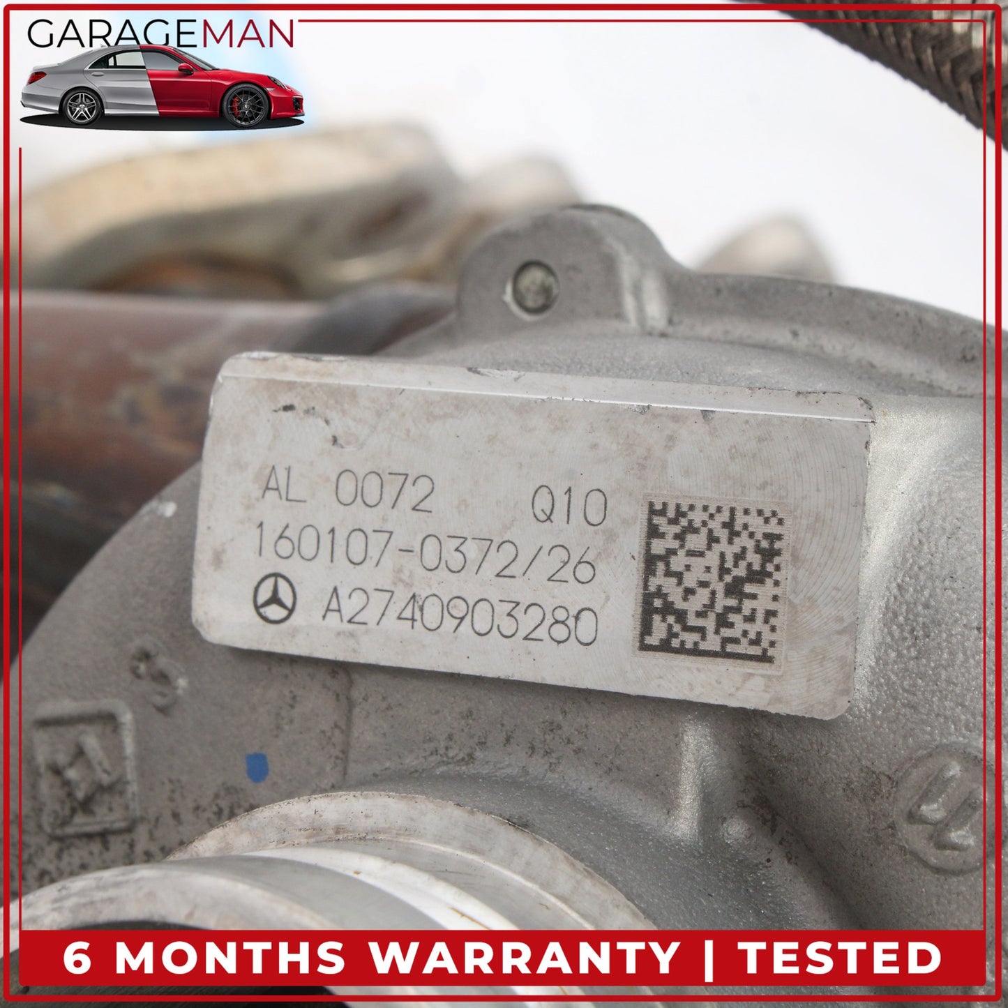 2015-2020 Mercedes W205 C300 E300 M274 Engine Turbocharger 2740903280 OEM