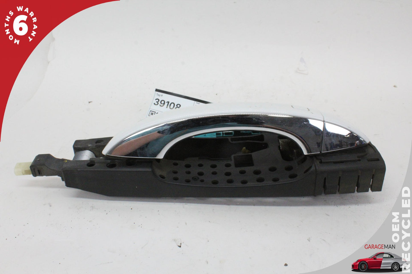 2012-2018 Audi A7 Right Passenger Side Exterior Door Handle White 4H0837886 OEM