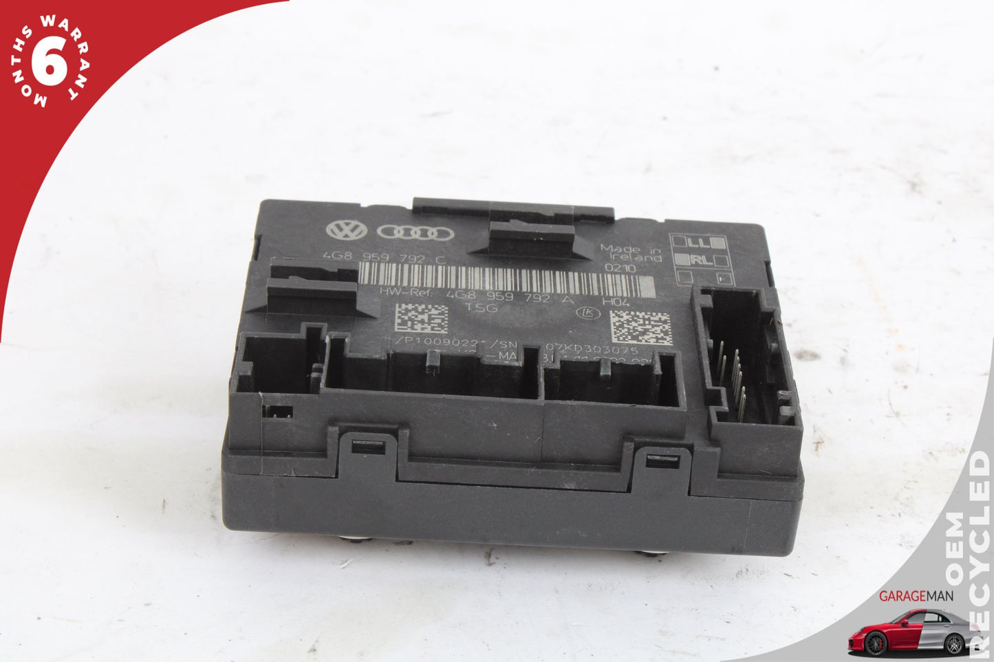 12-18 Audi A6 C7 Sedan Front Left Door Control Module 4G8959793C Genuine