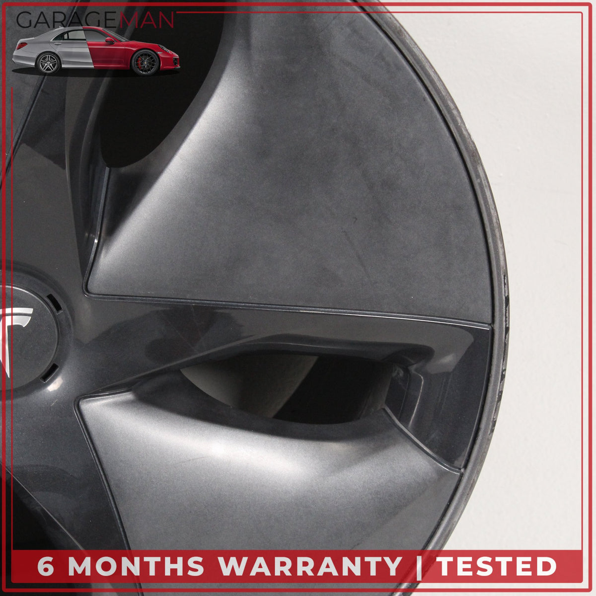 2017-2023 Tesla Model 3 Alloy Wheel Rim w/ Aerocover 18x8.5J ET40 104422100G OEM