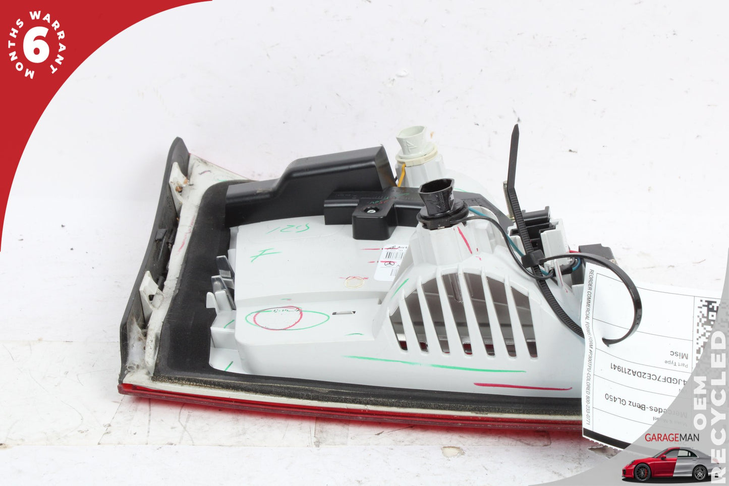 2013-2016 Mercedes X166 GL450 Rear Right Side Inner Tail Light 1668201264 OEM
