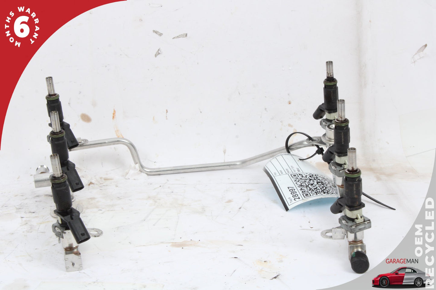 2005-2012 Mercedes W204 C300 Fuel Injector Rail w/ Injectors 2720700995 OEM