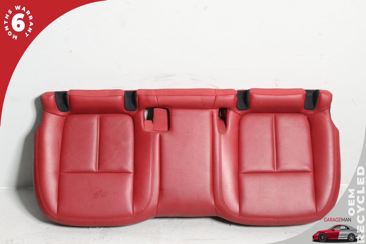 2015-2018 Porsche Macan 95B Front & Rear Complete Leather Seat Assembly Red OEM