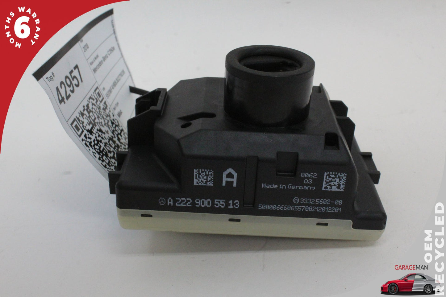 2014-2018 Mercedes W205 C350e Ignition Switch Module w/ Key 2229003512 OEM