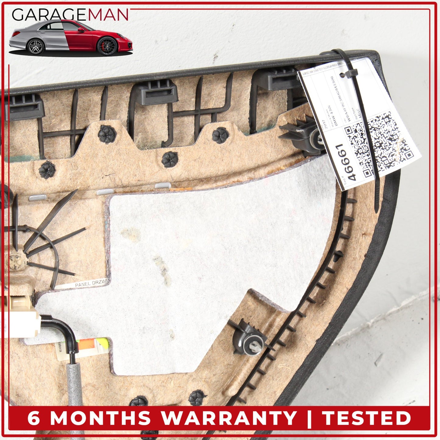 2015-2020 BMW 430i xDrive Gran Coupe Rear Left Side Interior Door Trim Panel OEM