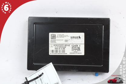 03-08 Mercedes E350 W211 Sirius Satellite Radio Receiver 2118703389 Genuine