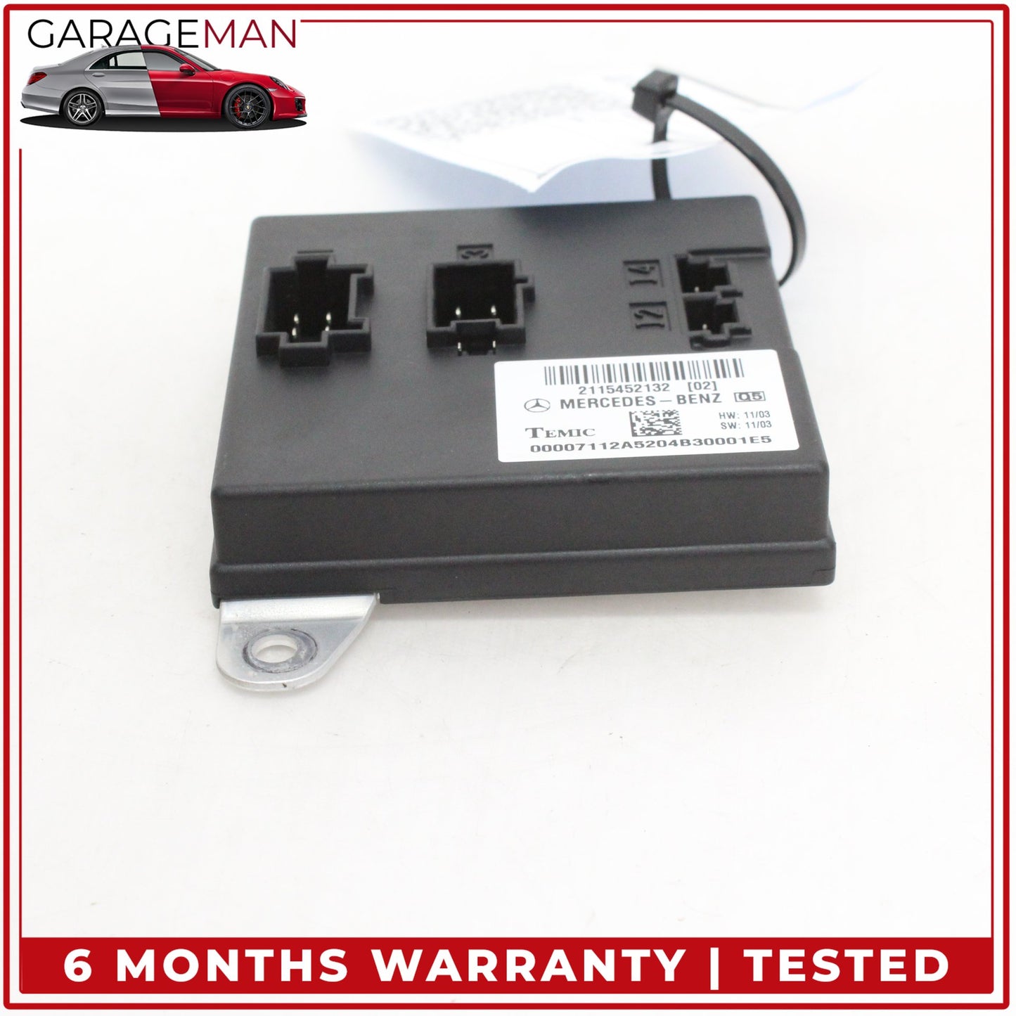2003-2011 Mercedes-Benz E350 W211 Sedan BCM Body Comfort Control Module Unit 2115452132 OEM