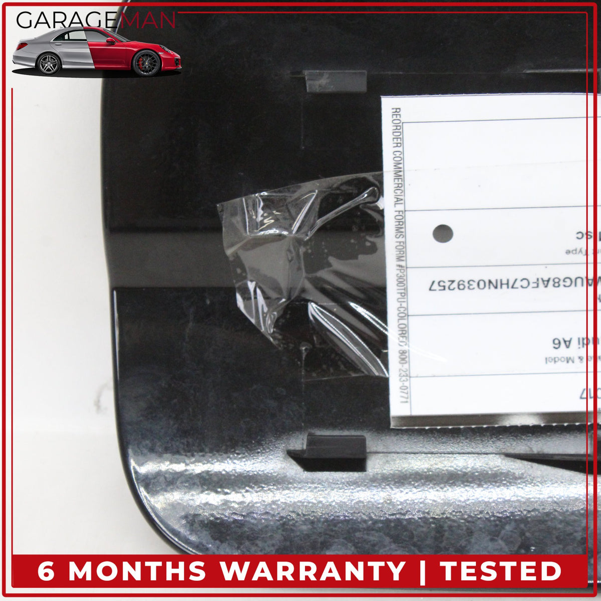 2012-2018 Audi A6 S6 Gas Tank Door Flap Lid Mythos Black Metallic 4G0809907 OEM