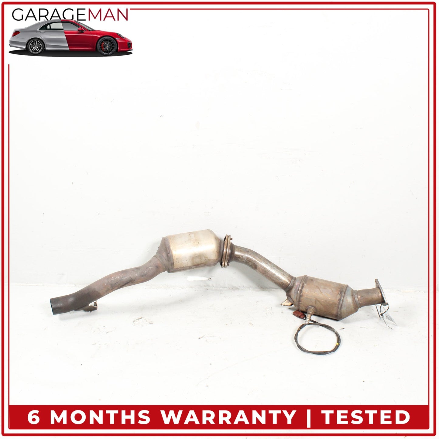 2011-2015 Audi Q7 SUV Left Driver Side Exhaust Downpipe Down Pipe 7P0253209 OEM
