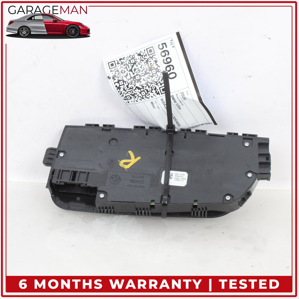 2017-2023 BMW 530e Front Right Side Seat Adjustment Control Switch 9384914 OEM