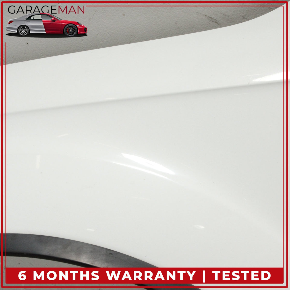 2007-2015 Audi Q7 Front Left Driver Side Fender Panel Glacier White Metallic OEM