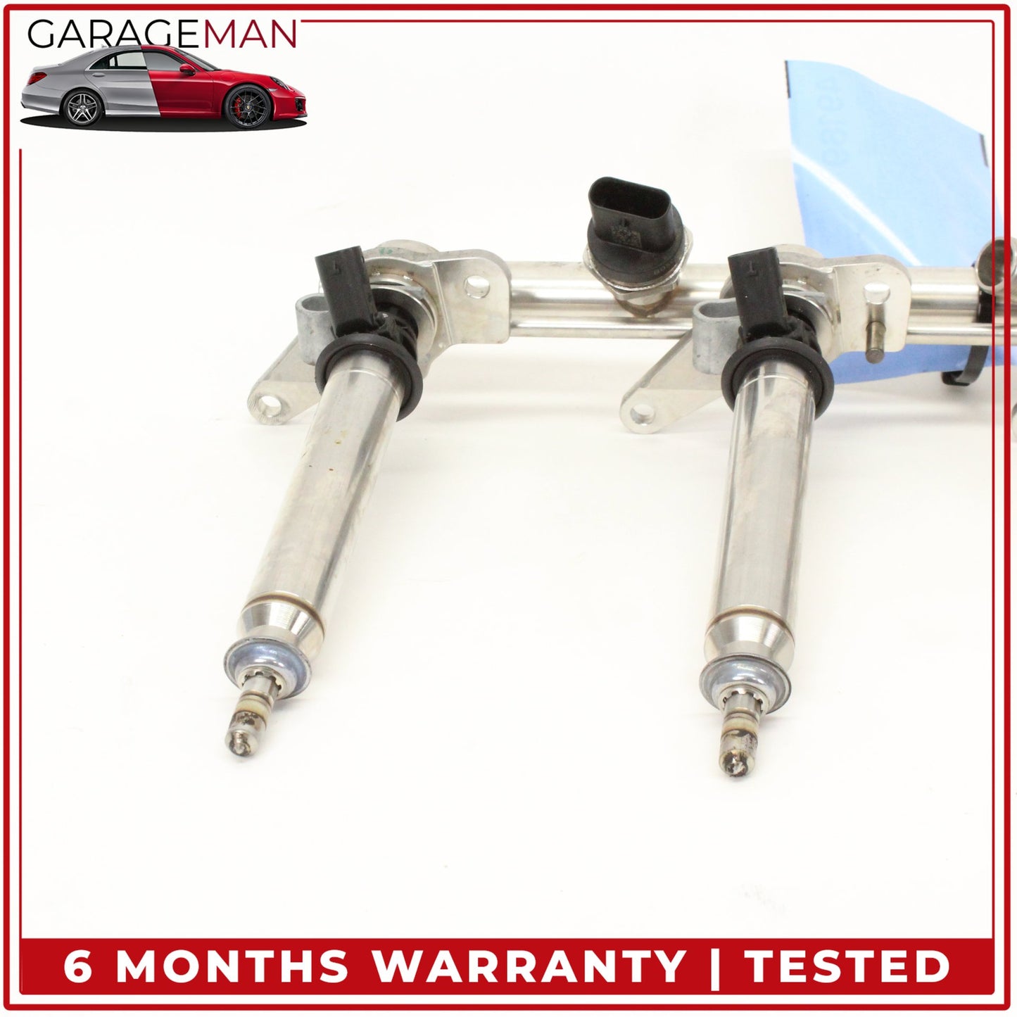 2011-2018 Mercedes W216 CL550 Fuel Injection Rail Line w/ Injectors Right Side