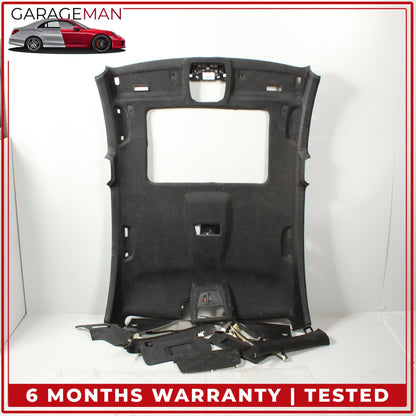2009-2015 BMW 740i F01 Alcantara Headliner Pillars Visors Set 8035839 OEM