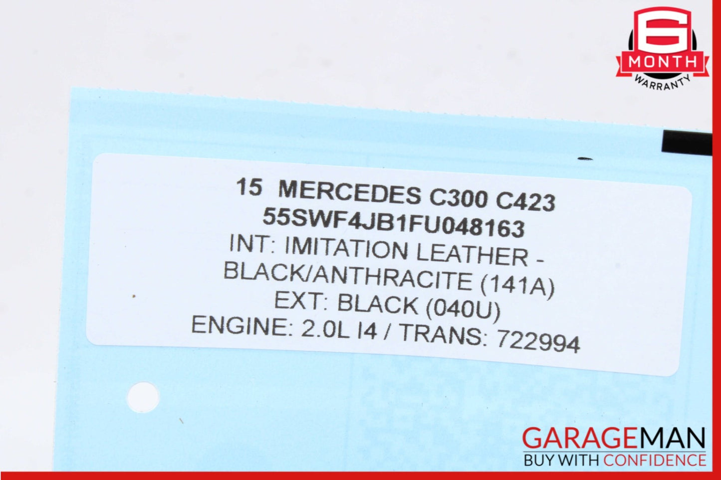 2015-2018  Mercedes-Benz C300 W205 Hazard Switch Control Panel 2059053901 OEM