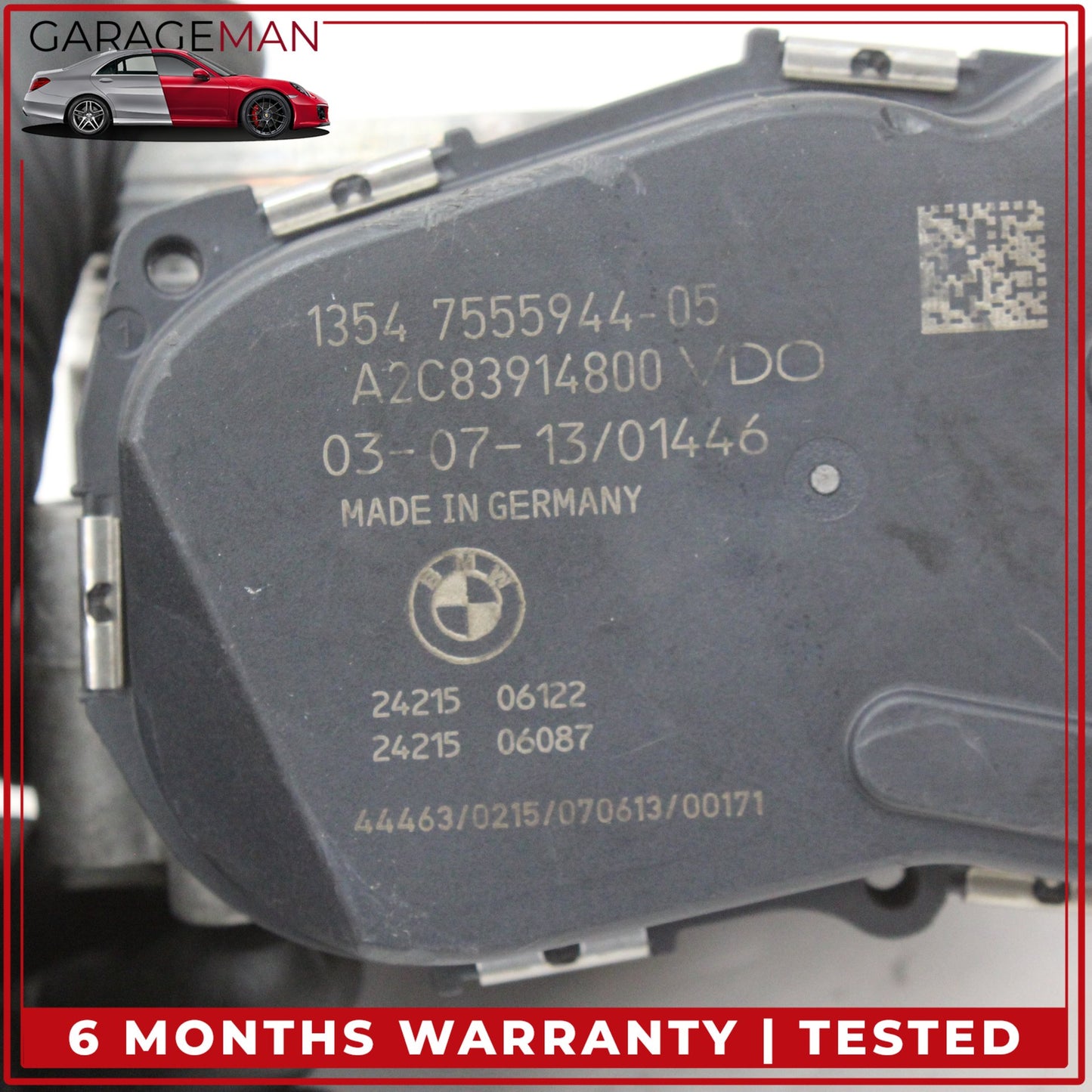 2014-2018 BMW X5 F15 SUV Engine Throttle Valve Body 7555944 OEM