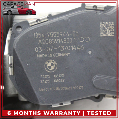 2014-2018 BMW X5 F15 SUV Engine Throttle Valve Body 7555944 OEM