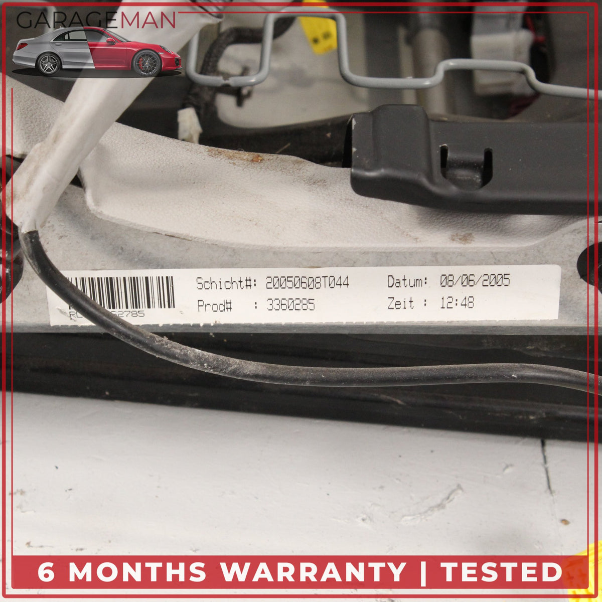 2003-2012 Mercedes R230 SL500 SL63 AMG Front Left Seat Track Rail Frame OEM